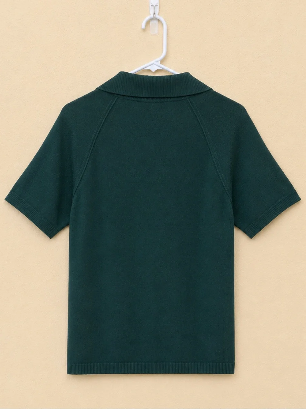 Vintage Diesel Made In Italy Wool Blend Knit Polo Sweater Green Medium EUC